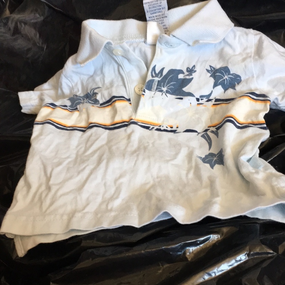 Little boys old navy polo shirt 3-6 months